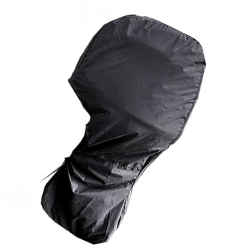 Außenbordmotorabdeckung für Boote aus strapazierfähigem 420D wasserdichtem Oxford-Gewebe mit PVC-Schicht, schützt Motor vor Staub und Sonne, mit Kordelzug und Verschluss (30 ~ 60 PS) von Hasaller
