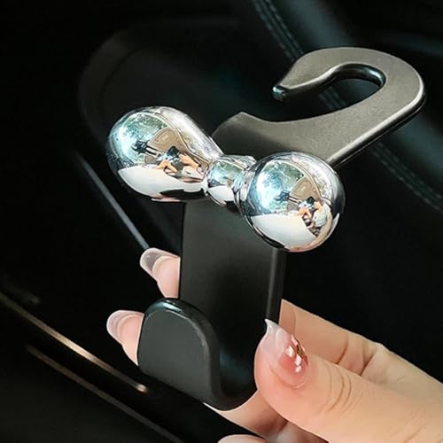 Auto-Aufbewahrungshaken mit Schleifen-Design, 2 Stück Kopfstützenhaken zur Organisation des Autoinnenraums, aus PVC für Taschen, Regenschirme und andere kleine Gegenstände in den meisten Autos von Hasaller
