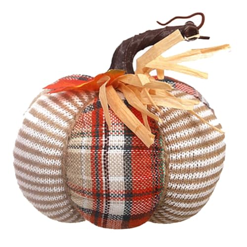 Dekorative Herbst-Kürbis-Ornamente, Stoffhandwerk für Thanksgiving und Halloween, für Innen- und Außeneinstellungen (A) von Hasaller