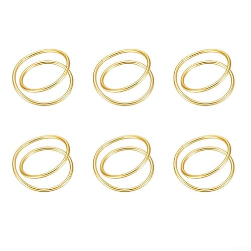Elegante Serviettenhalter für Tischdekoration, ideal für Veranstaltungen und besondere Anlässe (Gold) von Hasaller