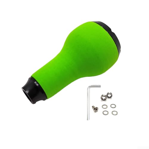 Ersatzgriff für DAIWA Spinningscasting Angelrollen, kompatibel mit SAHARA, MIRAVEL, NASCI und Sephia Serie Modellen (1 Set grün) von Hasaller