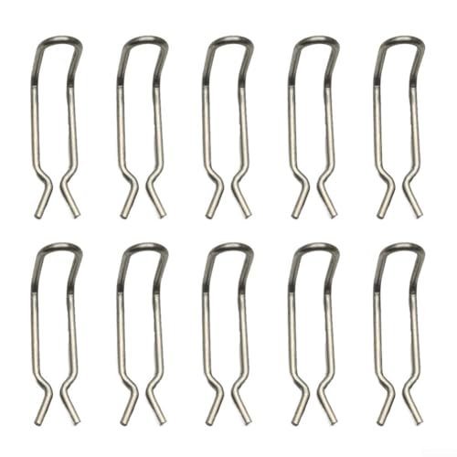 Federklemmen kompatibel mit Kärcher Hochdruckreinigern K3 K4 K5 K6 aus 304 Edelstahl für langlebige Schlauchklemmen-Lösung (10 Stück) von Hasaller