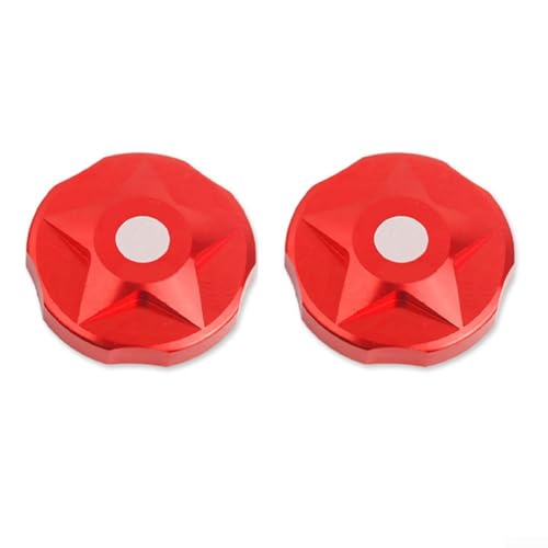 Federungskappe Vorderradgabelabdeckung für AV-Ventil passend für Magura For Fox For DT Gabeln Aluminiumlegierung CNC behandelt (rot) von Hasaller