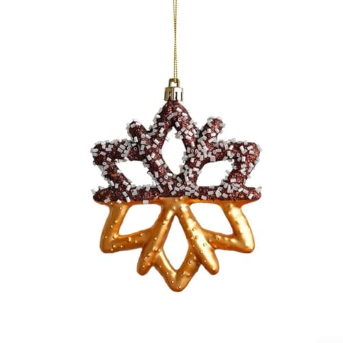 Festliche Weihnachtsbaumschmuck-Kollektion mit Schneeflocken, Hirschen und einzigartigen Designs für saisonale Dekoration (Biscuits) von Hasaller