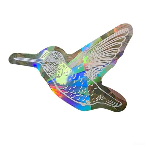 Für Glasaufkleber mit Regenbogeneffekt, einfach anzubringendes 3D-Dekor zur Verbesserung des natürlichen Lichts in Räumen (M) von Hasaller