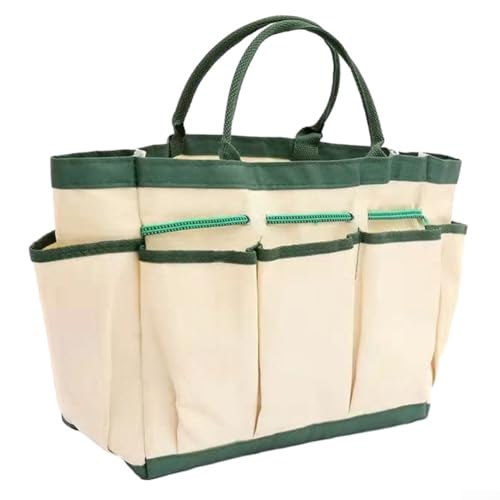 Garten-Werkzeugtasche, Gartenkniesitz, Seitentaschen, Oxford-Kniesitztasche, mehrere Taschen, Aufbewahrung für Schaufel, Rechen, Schere, Kelle, Handschuhe, Organizer, Werkzeuge von Hasaller
