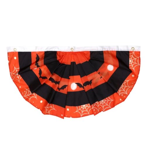 Halloween-Spaß beginnt hier, Polyester-Flaggen zum Aufhängen, um überall eine festliche Atmosphäre zu schaffen (E) von Hasaller