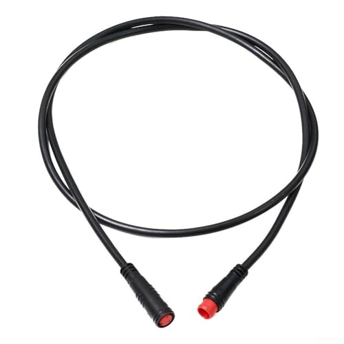 Hasaller 1PCS 80Cm Stecker Auf Buchse 3/4/5 Pin Wasserdicht Rund E-Bike Stecker Verlängerung Kabel Kabelbaum Steckdose Adapter (2pin Buchse-Stecker) von Hasaller