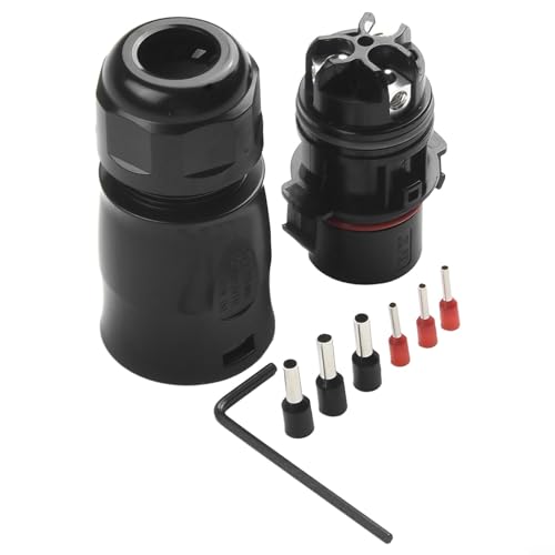 Hasaller 40 A 690 V wasserdichte PV-Steckdose für Wechselrichter LY01 DC-Kabelverschraubung mit Schraubklemme, geeignet für 2,5–13 mm² Draht, 1227897646 Hasaller 40 A 690 V wasserdichte PV-Steckdose für Wechselrichter LY01 DC-Kabelverschraubung mit Schraubklemme, geeignet für 2,5–13 mm² Draht, 1227897646 von Hasaller