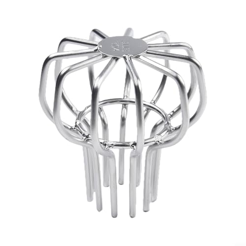 Hasaller Anti-blockierende Laubabläufe, Schmutzablaufnetz, Abdeckung, Edelstahl, Dachablauf, 50–160 mm, 304 Edelstahl, Dachablaufnetz, Laubfang, Dachrinne für Schutz, Abdeckung für Dach, Garten, Hof von Hasaller