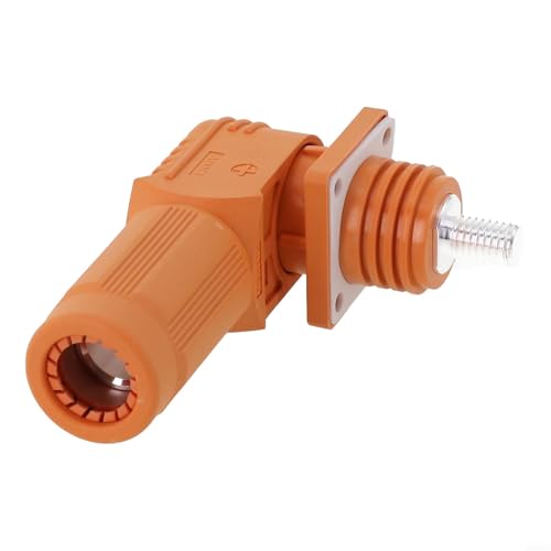 Hasaller Batterie-Energiespeicher-Stecker, 120 A/200 A, Batterie-Energiespeicheranschluss, flammhemmend für Energiespeicherung, Photovoltaik (350A-Orange) von Hasaller