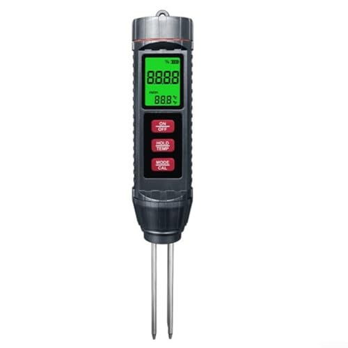 Hasaller Digitaler Bodenfeuchtigkeitstester, 3-in-1 Bodenfeuchtigkeitsmesser, Leitfähigkeitstemperaturtester mit LCD-Hintergrundbeleuchtung, digitaler Feuchtigkeitsmonitor für Gewächshaus, Garten Hasaller Digitaler Bodenfeuchtigkeitstester, 3-in-1 Bodenfeuchtigkeitsmesser, Leitfähigkeitstemperaturtester mit LCD-Hintergrundbeleuchtung, digitaler Feuchtigkeitsmonitor für Gewächshaus, Garten von Hasaller