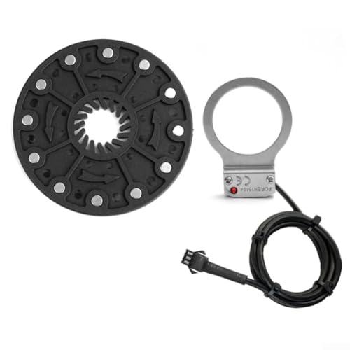 Hasaller Elektrofahrrad Pe-dal Assistent Sensor 12 Magnete Bike Power Pe-dal Assist Sensor E-Bike Geschwindigkeitssensor Elektrofahrrad Zubehör 12 Magnetsensor für Elektrofahrrad Mountainbike von Hasaller
