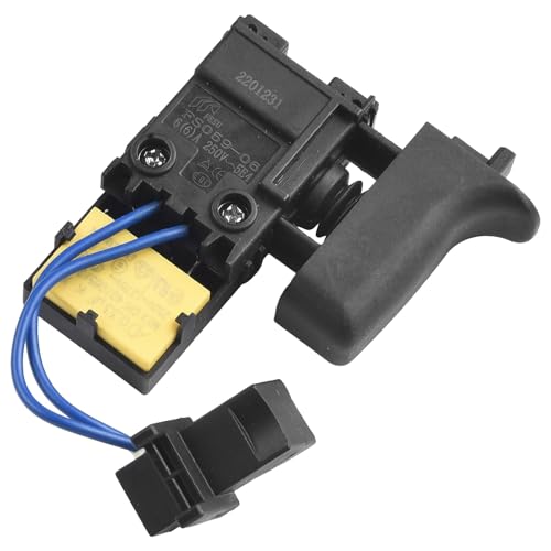 Hasaller Elektrowerkzeug Steuerschalter Komponente 650588-6 Kompatibel mit DS4010 HR2470T HR2470CAP HR2460 HR2230 HR2470FT Bohrhammer Zubehör Hasaller Elektrowerkzeug Steuerschalter Komponente 650588-6 Kompatibel mit DS4010 HR2470T HR2470CAP HR2460 HR2230 HR2470FT Bohrhammer Zubehör von Hasaller