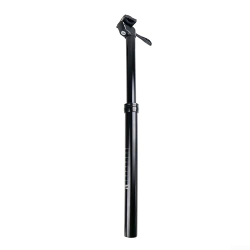Hasaller Fahrrad-Sattelstützen, 31,6 mm, höhenverstellbar, Federung, Sattelstütze, Stoßdämpfer, Aluminiumlegierung, hydraulische Dropper Post (31,6 x 125 mm Verfahrweg) von Hasaller