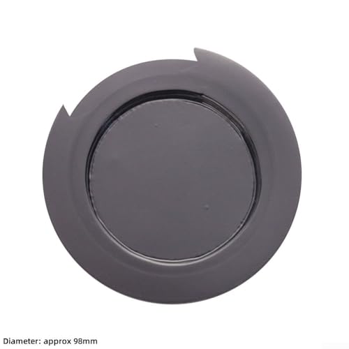 Hasaller Gitarren-Schalllochdeckel aus Silikon Geräuschreduzierung für Akustikgitarre Noise Control Zubehör Premium Silikon Akustische Gitarre Schalllochschutz Werkzeug (Schwarz 98mm) von Hasaller