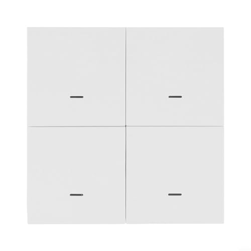 Hasaller Home Scene Switches 4 Gang Wireless Light Switch Smart Home Button Controller Wall Mounted Remote Control Panel Push Button Controller Smart Homes Automation Scenario Switch Hasaller Home Scene Switches 4 Gang Wireless Light Switch Smart Home Button Controller Wall Mounted Remote Control Panel Push Button Controller Smart Homes Automation Scenario Switch von Hasaller