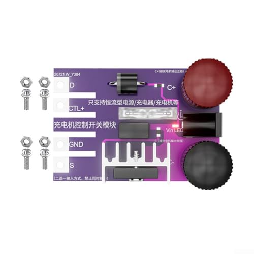 Hasaller Ladekontrollschalter Board Lila Halbleiterplatten Laderegler Schalter Modul für DL24EW Elektronische Last von Hasaller