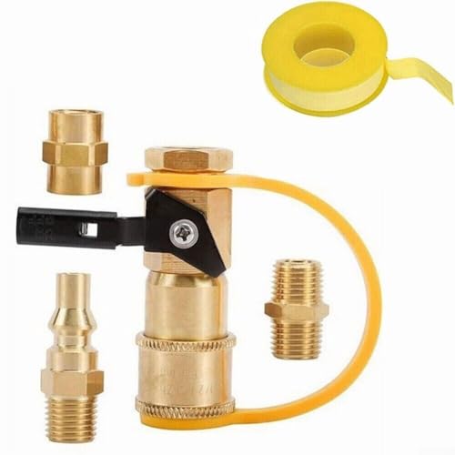 Hasaller Messing Propan Umwandlung Filler Adapter Set, Gasflasche Anschluss für BBQ Grill, 1INNTA53T28552U14056A Hasaller Messing Propan Umwandlung Filler Adapter Set, Gasflasche Anschluss für BBQ Grill, 1INNTA53T28552U14056A von Hasaller