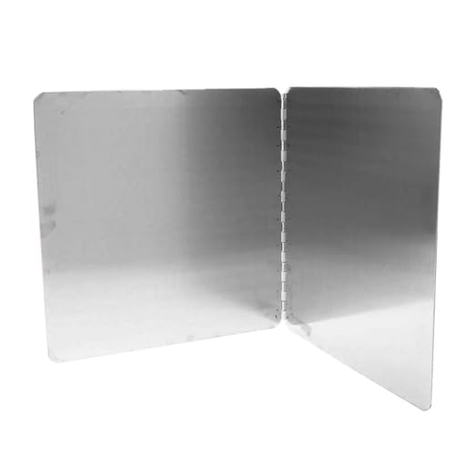 Hasaller Ölspritzschutz, Edelstahl, faltbar, Ölspritzschutz, hitzebeständig, Fettschutz, Spritzschutz, Küche, Herd, Fettspritzer, Schild, Bildschirmbarriere (30 x 40 cm) von Hasaller