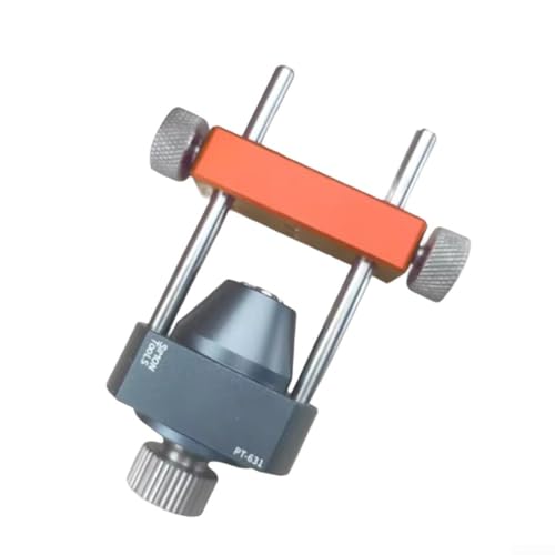 Hasaller Opening Positioner Center Locator Punch Quick-Release Metal Positioning Tool Metal Round Glue Center Hole Locator with Adjustable Clamp and Vise Punch for Woodworking Cabinets von Hasaller