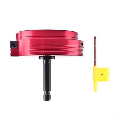 Hasaller PVC-Rohrreibahle, 6,35 mm, Sechskantschaft, PVC-Rohre, Reibahle, Metall, Sanitär-Entgratungswerkzeug, Rohrreibahle für glatte und saubere Kanten an PVC-ABS-Abflusswasserrohren (G) von Hasaller