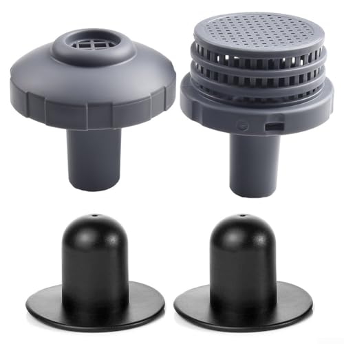 Hasaller Pool Wasserstrahlverbinder Kits Schwimmbaddüse Schlauchanschluss Pools Einlass Auslass Anschluss Set mit Sieb Gitter Düsenverbinder für Intex Aufstellpools von Hasaller