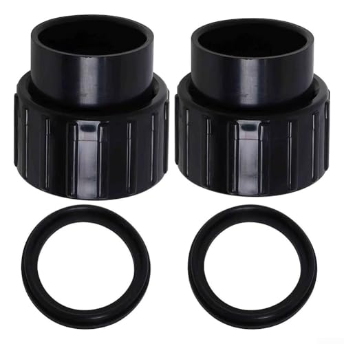 Hasaller Poolpumpen-Anschluss-Kits 2 Stück Poolpumpen Union Anschluss Ersatz Schwimmbecken Zubehör für Hayward SPX3200UNKIT SP4000 Filter SP3202VSP SP3200X SP3600 von Hasaller