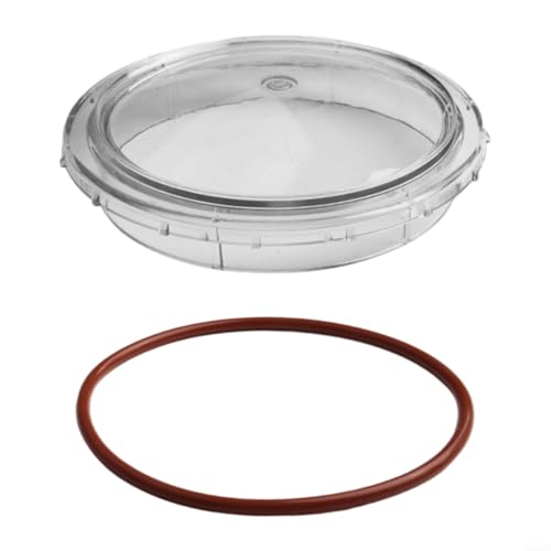 Hasaller Poolpumpendeckel Schwimmbadpumpenabdeckung Deckel Transparent Schwimmbecken Pumpen Abdeckung Ersatz mit O-Ring-Dichtung für Pentair Inground Pools Spa Wasserpumpen 350090 350091 (Abdeckung) von Hasaller
