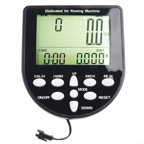 Hasaller Rudergerät Zähler Elektronischer Rudergerät Monitor Zähler Blue-tooth Digital Water Row Machines Monitor Zähler mit Zeit Distanz Geschwindigkeit Kalorienverfolgung SPM Display LCD Bildschirm Hasaller Rudergerät Zähler Elektronischer Rudergerät Monitor Zähler Blue-tooth Digital Water Row Machines Monitor Zähler mit Zeit Distanz Geschwindigkeit Kalorienverfolgung SPM Display LCD Bildschirm von Hasaller