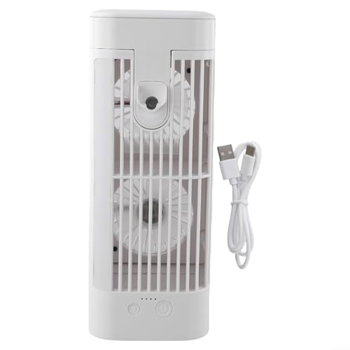 Hasaller Schreibtischventilator, tragbarer Klimaanlagen-Ventilator, Mini-Desktop-Luftkühler, USB-betrieben, kleiner Ventilator, leiser Betrieb, Desktop-Ventilator, tragbarer Schreibtisch F-an mit Hasaller Schreibtischventilator, tragbarer Klimaanlagen-Ventilator, Mini-Desktop-Luftkühler, USB-betrieben, kleiner Ventilator, leiser Betrieb, Desktop-Ventilator, tragbarer Schreibtisch F-an mit von Hasaller