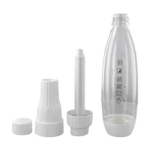 Hasaller So-da Maker Machines 1000 ml Tragbarer Sprudelwasserbereiter Kohlensäurebereiter Getränkespender Wiederverwendbare manuelle Soda-Wasserflasche für Zuhause, Küche, Bar Hasaller So-da Maker Machines 1000 ml Tragbarer Sprudelwasserbereiter Kohlensäurebereiter Getränkespender Wiederverwendbare manuelle Soda-Wasserflasche für Zuhause, Küche, Bar von Hasaller