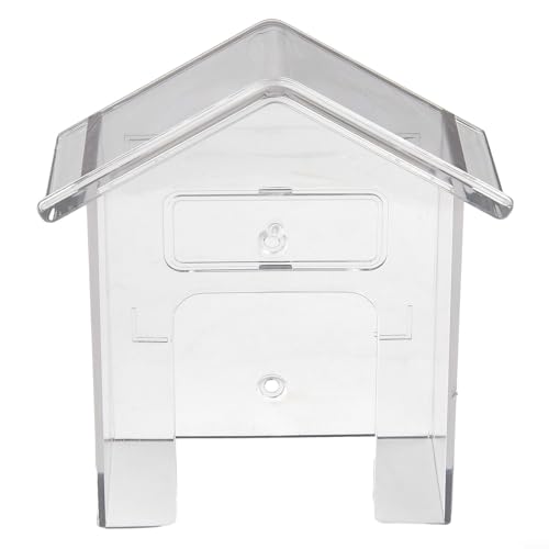 Hasaller Türklingel Wasserdichte Abdeckung Kabellose Türklingel Regenschutz Video Türklingel Schutz Transparent Türklingel Wasserdichte Schutzbox Regenfeste Hülle für Wireless Doorbell von Hasaller