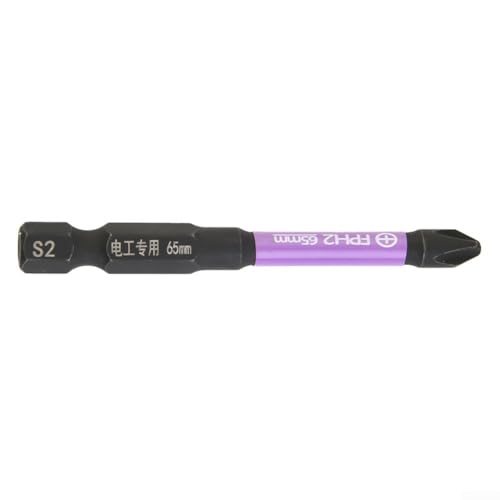 Kreuz-Schraubendreher-Bit aus legiertem Stahl mit Magnet, PH1 PH2, Längenauswahl 65 mm, 110 mm, 150 mm (65 mm FPH2) von Hasaller