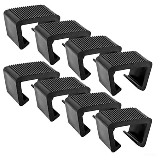 Kunststoff-Clips für Gartenmöbel, Rattan-Verbindungsstücke für Stabilität im Freien (4,3 cm, 4 Stück) von Hasaller