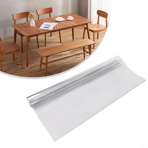 Leicht zu reinigender, transparenter PVC-Schutz für den täglichen Gebrauch auf Couchtischen bietet starken Schutz vor verschütteten Flüssigkeiten und Flecken von Hasaller