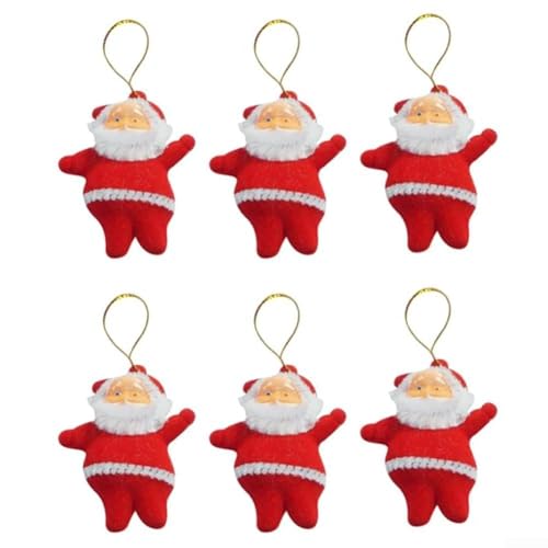 Mini-Weihnachtsmann-Stil, hängende Dekorationen für Weihnachten für Heimdekoration und Partys (A*18 Stück) von Hasaller