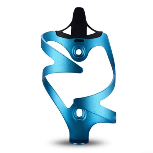 Mountainbike-Flaschenhalter aus Aluminiumlegierung mit glatten Ecken, geeignet für verschiedene Modelle mit Flaschenhalter-Löchern (blau) von Hasaller