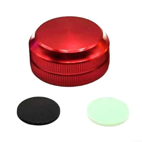 Mutter Bremsknopf für DAIWA für Lexa TW Casting Angelrolle Feineinstellung Ersatzteil Aluminiumlegierung (rot) von Hasaller