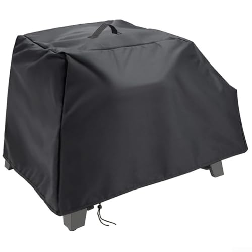 Outdoor-Pizzaofen-Abdeckung für 3-in-1-Pizzaofen, hergestellt aus wasserdichtem 600D-Oxford-Gewebe und verstellbarem Kordelzug zur Sicherung gegen starken Wind von Hasaller