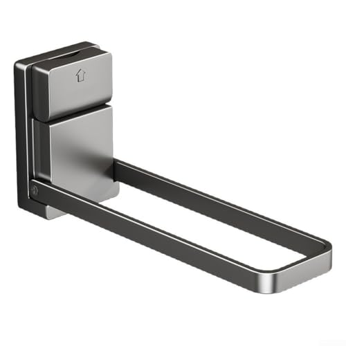 Platzsparender Wäscheständer zur Wandmontage mit Saugnapf, faltbares U-förmiges Design, geeignet für mehrere Räume (2 Stück) von Hasaller