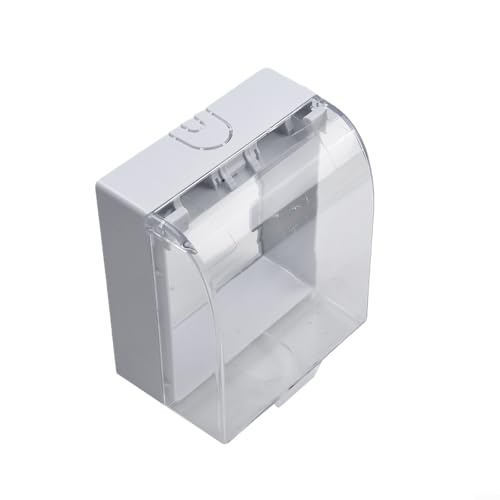 Robuste, wasserdichte Box für 86 elektrische Schalter, einfach zu befestigen und zu verwenden (transparent) von Hasaller