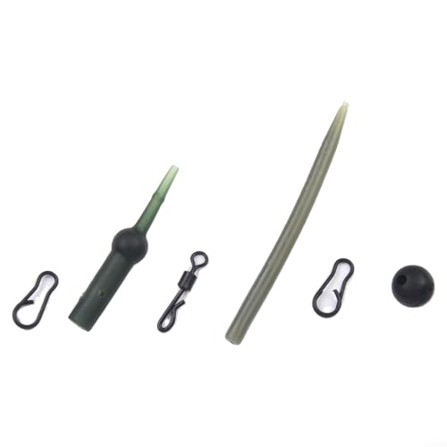 Robustes 25-teiliges Karpfenangel-Hubschrauber-Rig-Kit mit Schnellwechselwirbeln und Druckknöpfen Robustes 25-teiliges Karpfenangel-Hubschrauber-Rig-Kit mit Schnellwechselwirbeln und Druckknöpfen von Hasaller