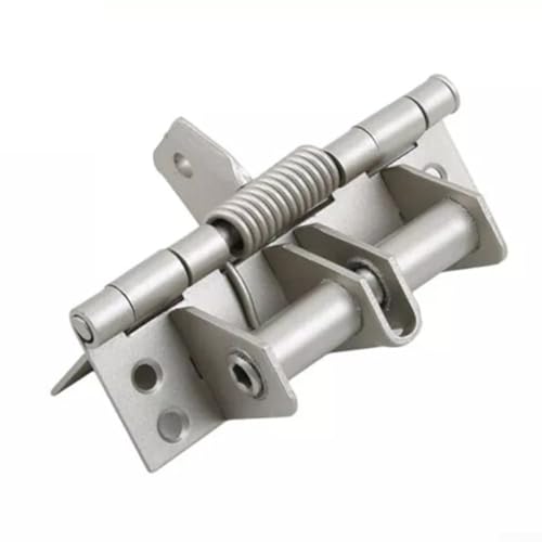 Robustes Scharnier für automatisches selbstschließendes Scharnier, gebaut für die Ewigkeit in stark frequentierten Bereichen (Silber) von Hasaller