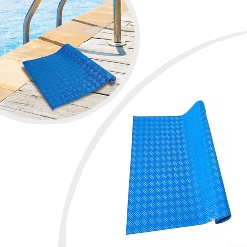Rutschfeste Matte für Pool-Stufen, PVC-Design sorgt für eine lange Lebensdauer (90 x 23 cm) von Hasaller