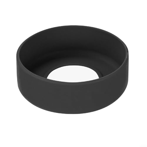 Rutschfeste Silikon-Unterseite für Wasserflaschen, passend für 76 x 79 mm Durchmesser und bietet maximalen Schutz (schwarz) von Hasaller