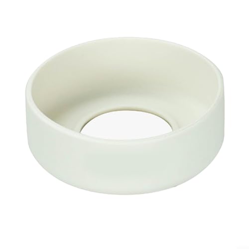 Rutschfeste Silikon-Unterseite für Wasserflaschen, passend für 76 x 79 mm Durchmesser und bietet maximalen Schutz (weiß) von Hasaller