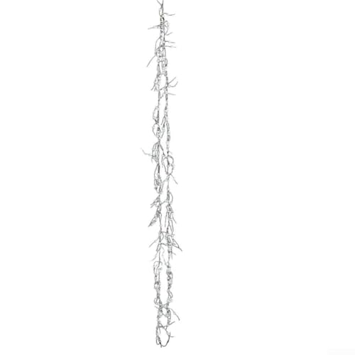 Schlanke, transparente Glas-Tropfen-Ornamente, perfekt entworfen, um Ihren Weihnachtsbaum und Ihre Umgebung zu verschönern (weiß) von Hasaller