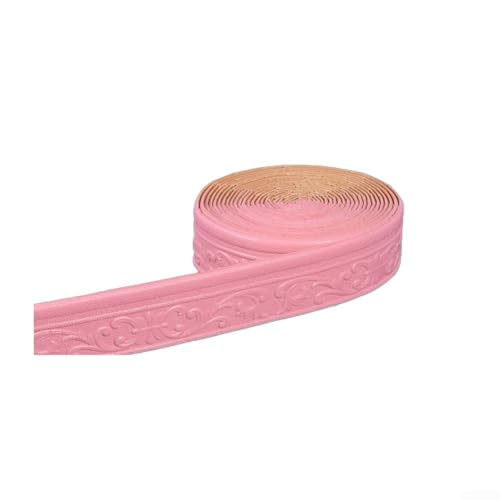 Schlankes Design mit feuchtigkeitsbeständigen Randstreifen zur Verbesserung der Ästhetik Ihres Wohnraums (rosa) von Hasaller