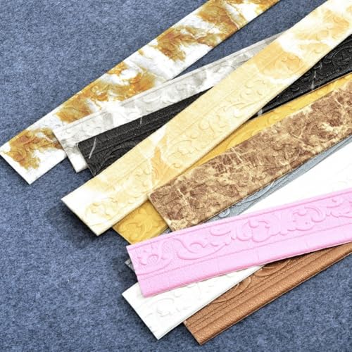 Schlankes Design mit feuchtigkeitsbeständigen Randstreifen zur Verbesserung der Ästhetik Ihres Wohnraums (schwarz) von Hasaller